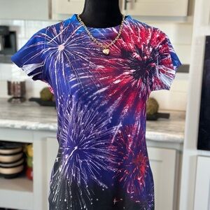 Fireworks Graphic T-Shirt